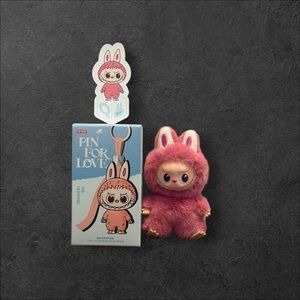 [AUTHENTIC] Pop Mart Labubu – Pin for Love Plush Pendant - “Q”